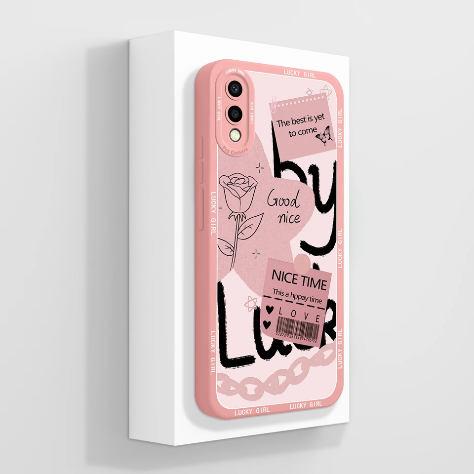 Lovely Astronaut Girl Liquid Durable Phone Case Shell