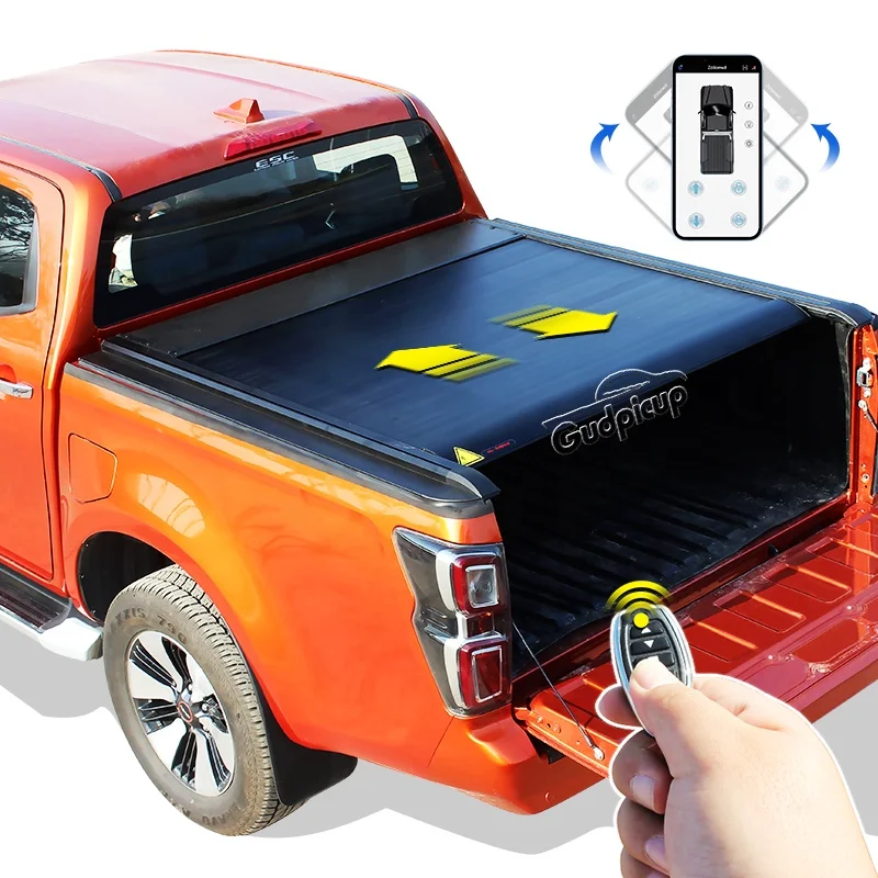 

Pickup retractable electric roller lid shutter tonneau cover truck bed cover for ford f150 ranger jac t6 t8
