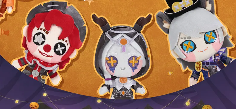 Official Identity V Trick or Treat Plush Doll Postman Toy Keychain