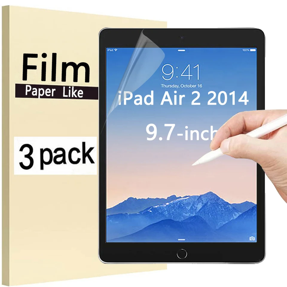 Verre Trempé pour iPad AIR 1 / AIR 2 / Pro / 5 / 6 [Pack 2] Film Protection  Ecran Resistant [Lot de 2] Vitre Anti Rayure Phonillico® - Protection  d'écran pour tablette - Achat & prix