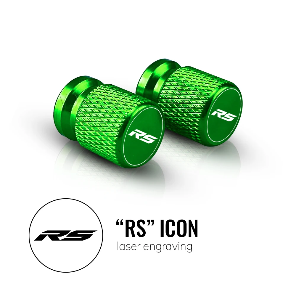 Premium Motorcycle Tire Valve Cap Set - Durable and Stylish Design