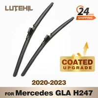 LUTEHIL's Silicone Front Wiper Set For Mercedes-Benz GLA-Class H247 2020-2023 2021 2022 coated windshield wiper blade 26"+20" 1