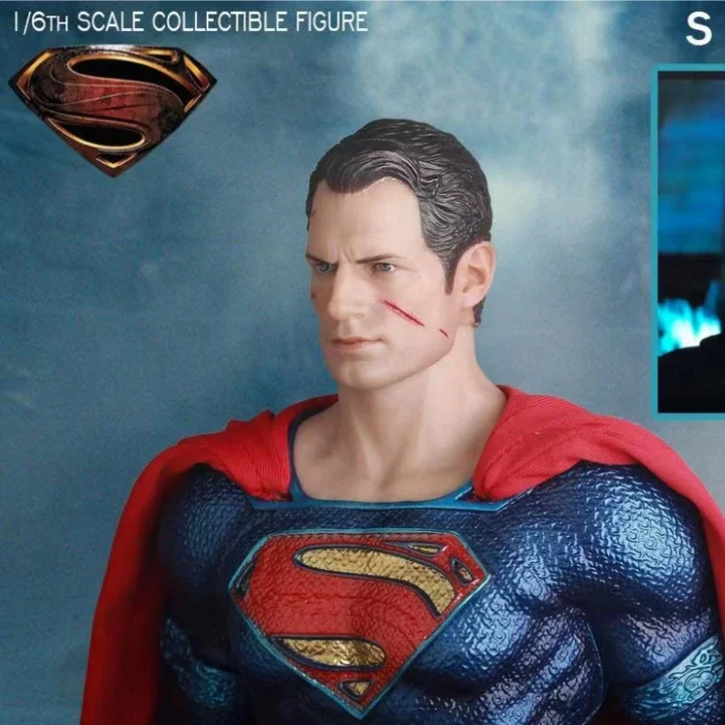 Dc Superman Human Clark Team Di Prototipazione Justice League 1/6 Modello Statico Super Man Hand-Run Model Collection Gift