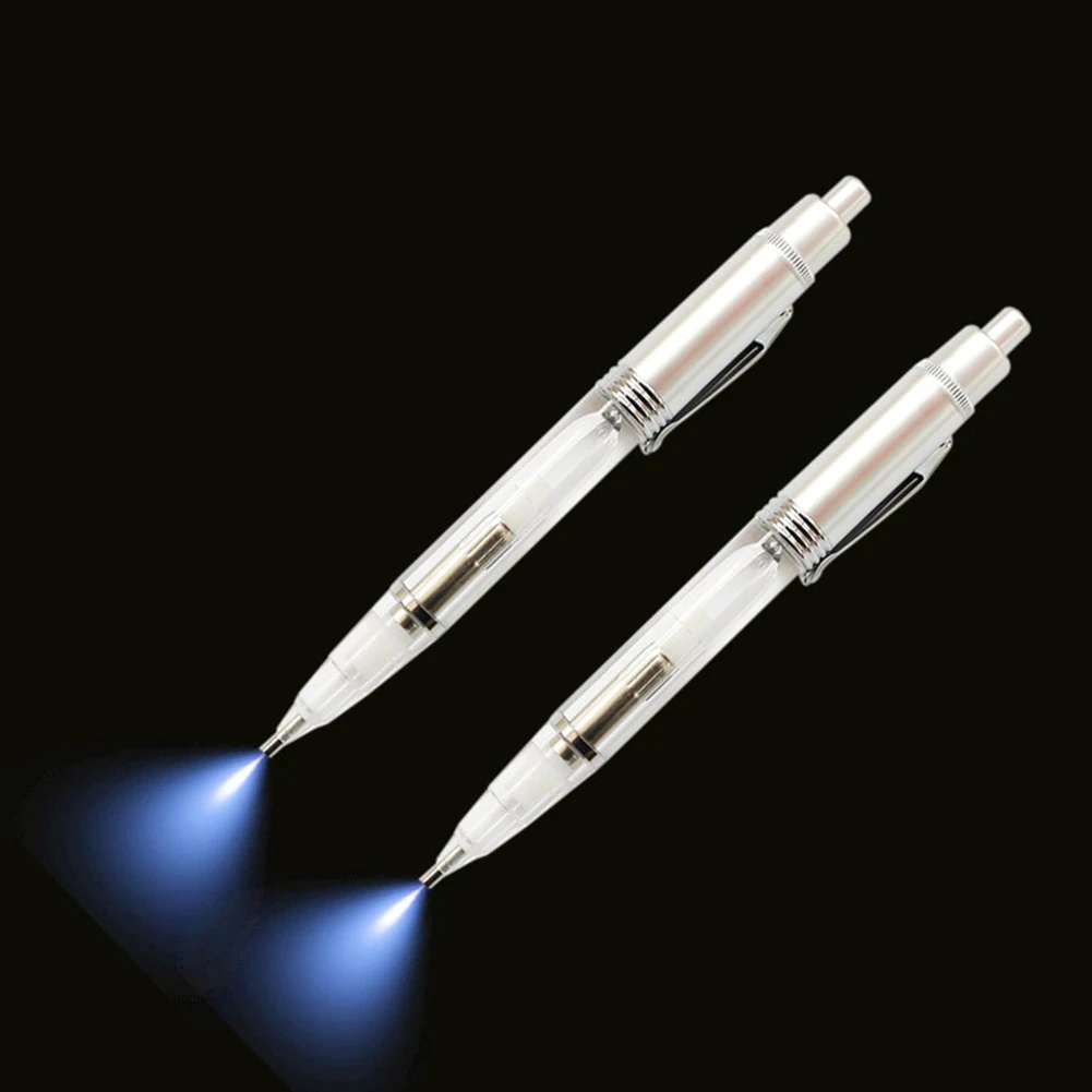 

Point Drill Pen for 5D Painting Lighting Diamond Pens Eye Protection Includes Battery Convenient and Fast 26