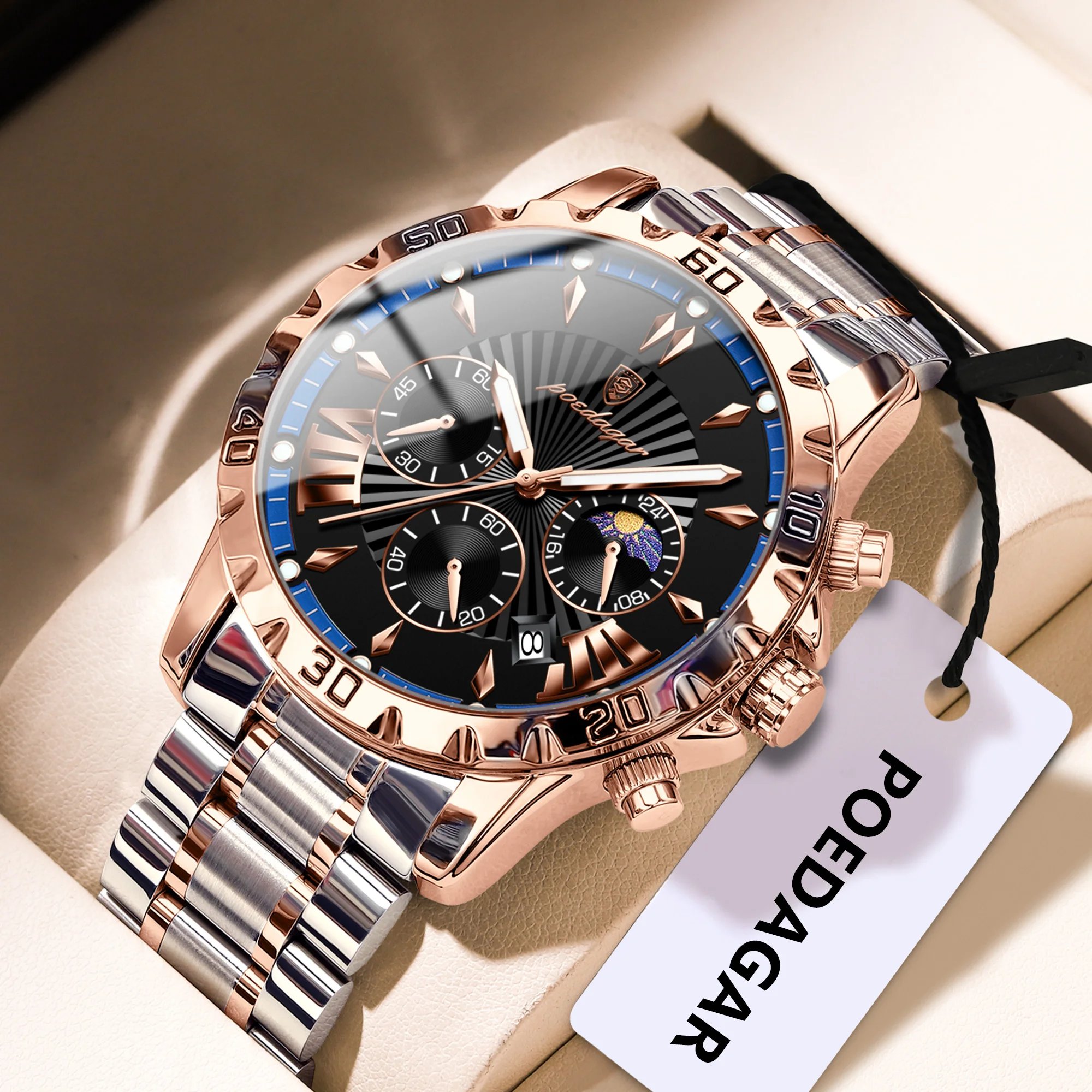 968 Rose Gold Blue