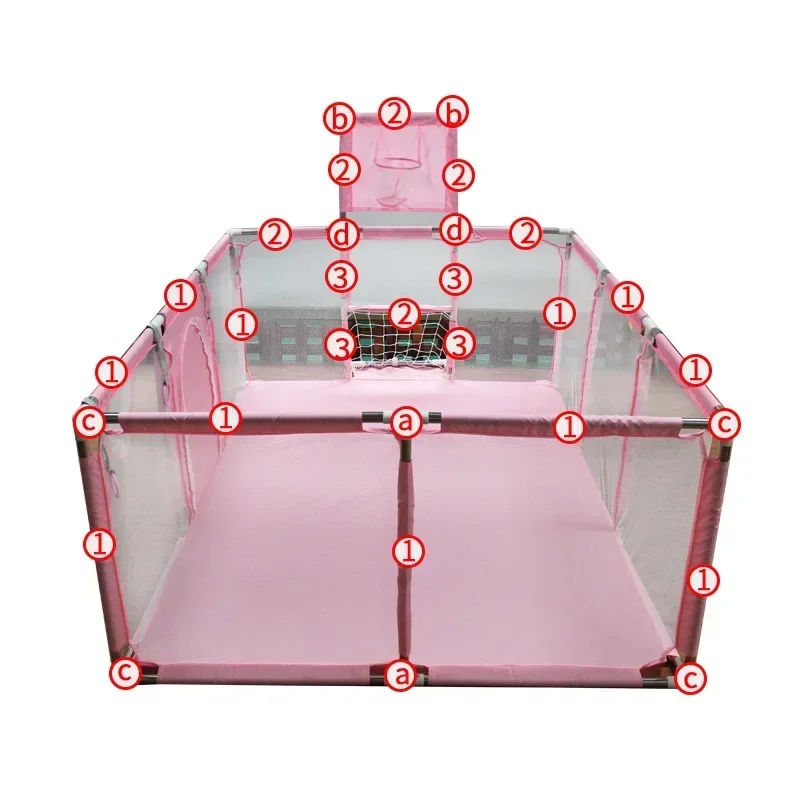 Playpen for Children Indoor Barriers Baby Playground Game Park Newborn Activity Safety Fence Kids Toddler Security Zone Barrier
