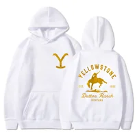 Classic Fashion Yellowstone Dutton Ranch Printed Hoodies for Men and Women Buttoned Hoodied Jersey Sweatshirt Tops 2