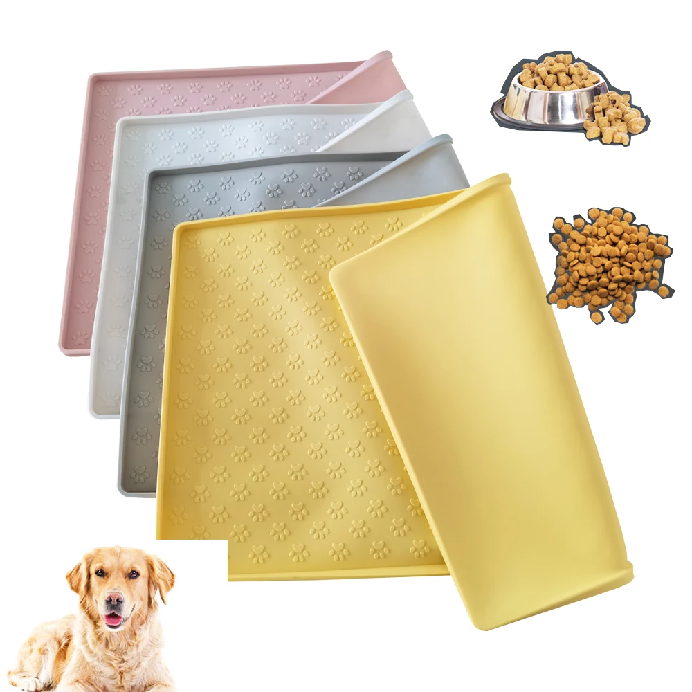 Siliconen Pet Food Mat Hond Cat Clacemat Voor Puppy Huisdier Kom Pad