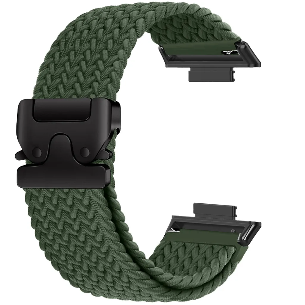 Nylon Elastic Braided Solo Loop Strap for Smartwatches - Unisex Watchband