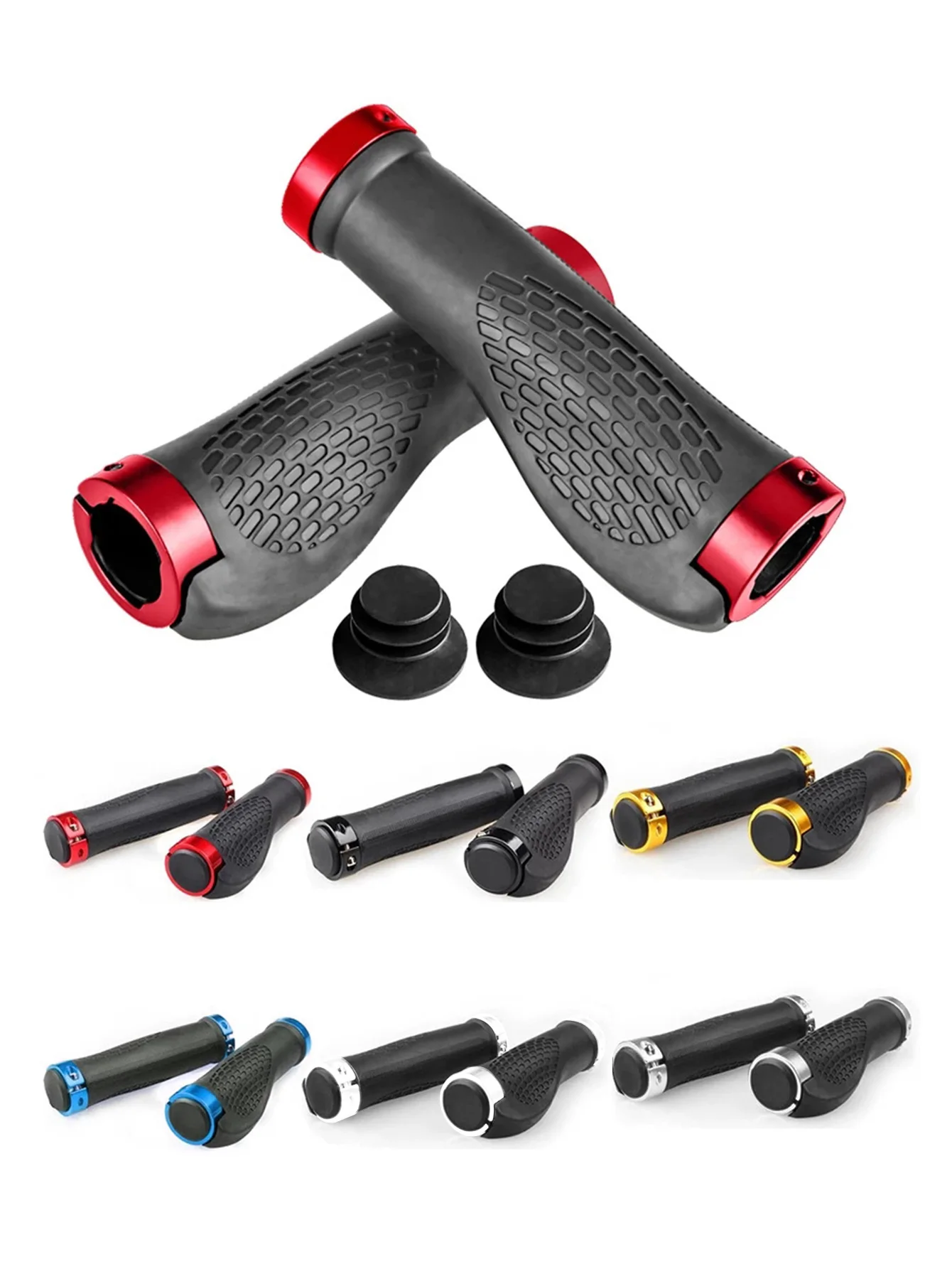 Anti Skid Rubber Bicycle Grips Mountain Bike Lock On Bicycle Handlebars Grips 2.5cm MTB Road Cycling Skid Proof bicycle handlebar grips bike handle grips bike handlebar grips