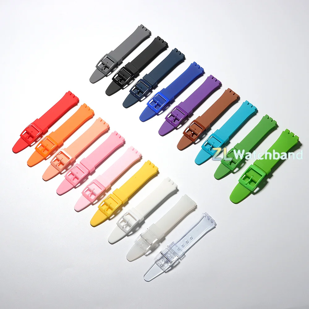 Colorful Silicone Sports Watch Strap - Durable Rubber Replacement Band