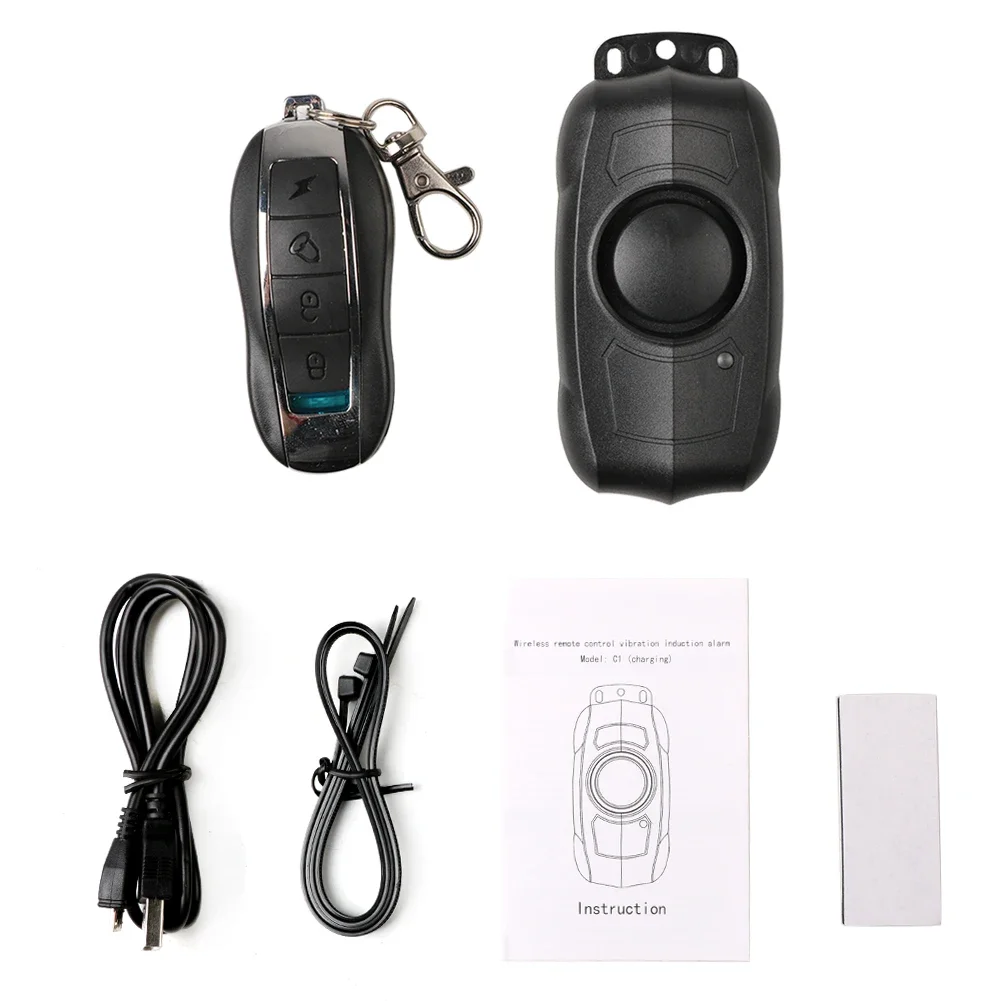 USB Charging Bike Alarm Security Home System Scooter Alarm For Motorcycle Great Anti-Theft Bicycle Wireless Motorcycle