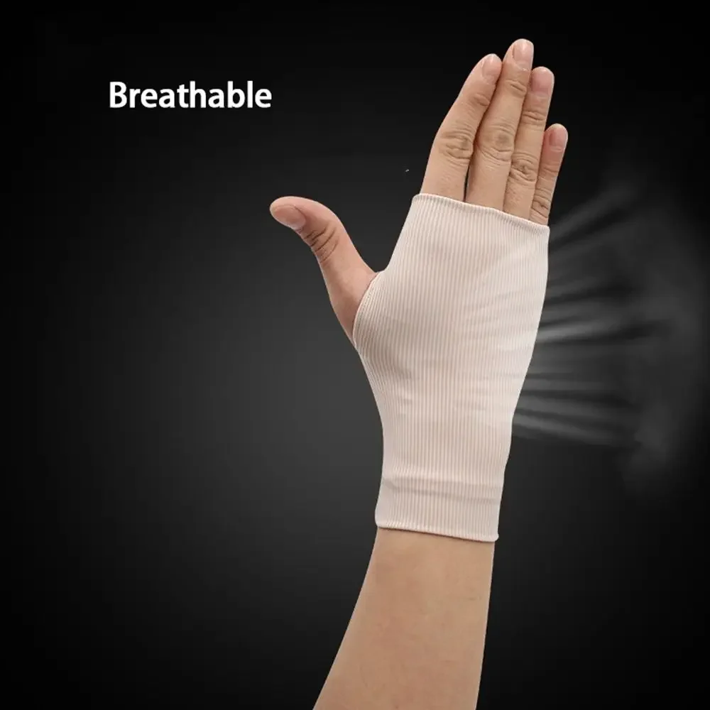 Fingerless Gloves,Sports Gloves,Half Finger Gloves,Ridding Gloves for Women Summer Driving,Solid Color Non-slip Mittens,Ice Silk Men Elastic Half Finger