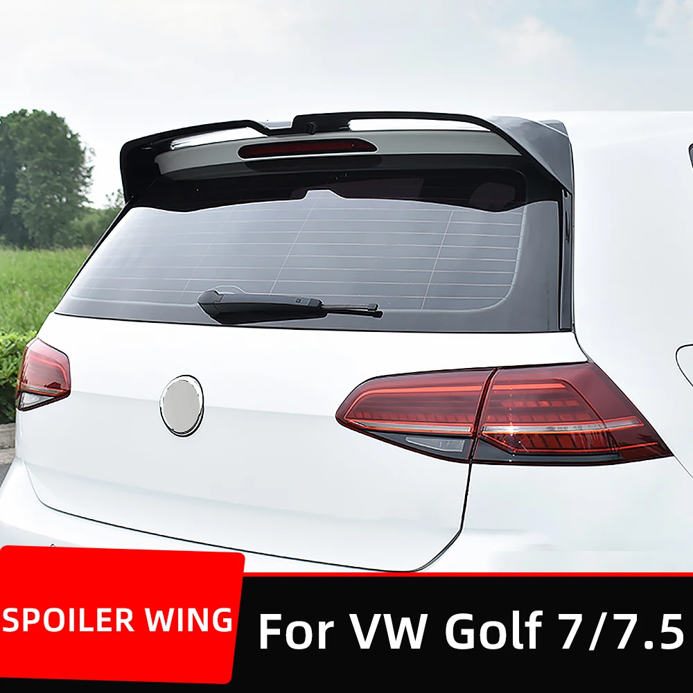 

For Volkswagen VW Golf 7 7.5 TSI TDI GTI GTD GTE R MK7 13 14 15 16 17 18 19 20 Rear Roof Trunk Lid Car Spoiler Wing Accessories