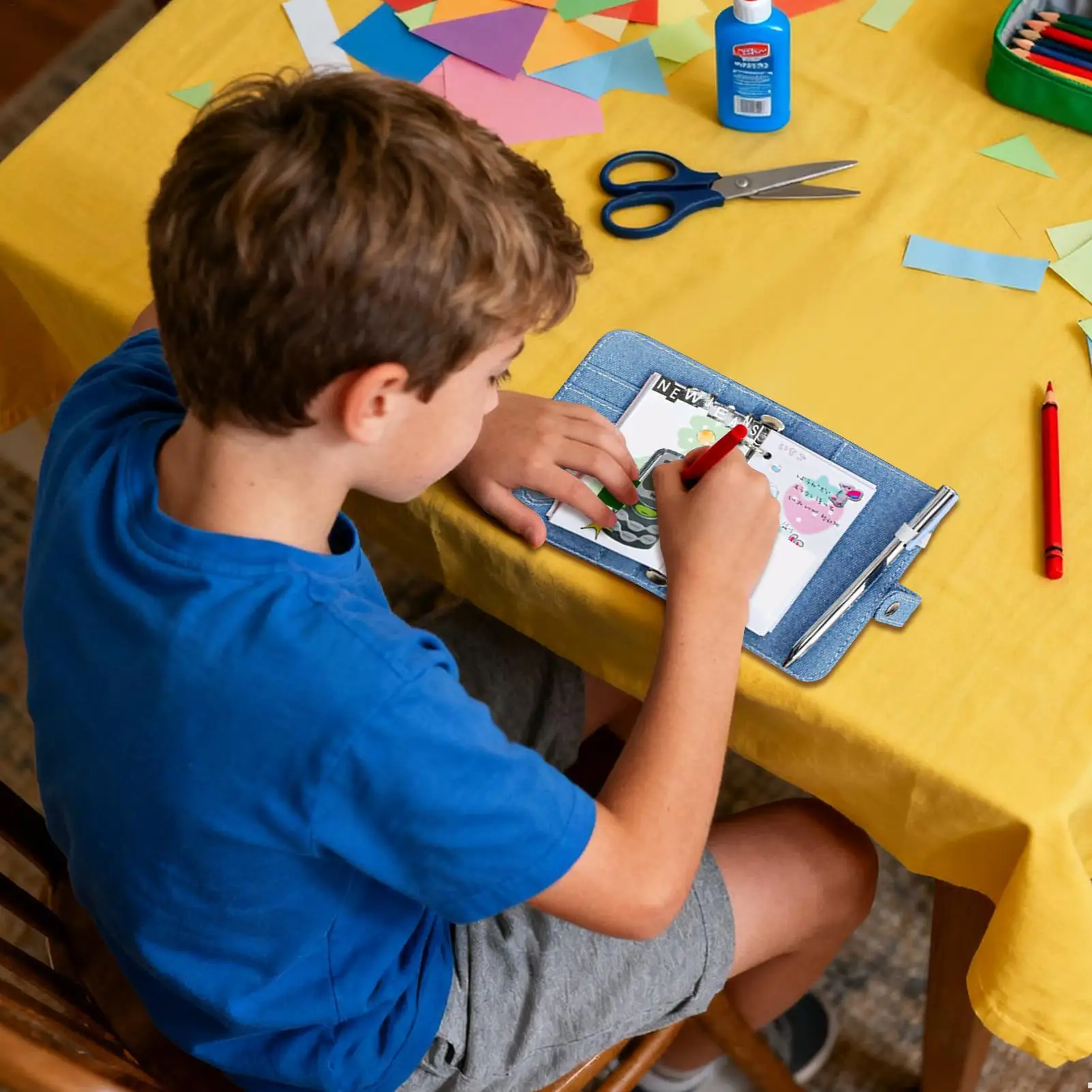 Notebooks For School Retro Journaling Notebooks Writing Book Oxford Cloth Binder Planner Portable Scrapbook For Student Teacher