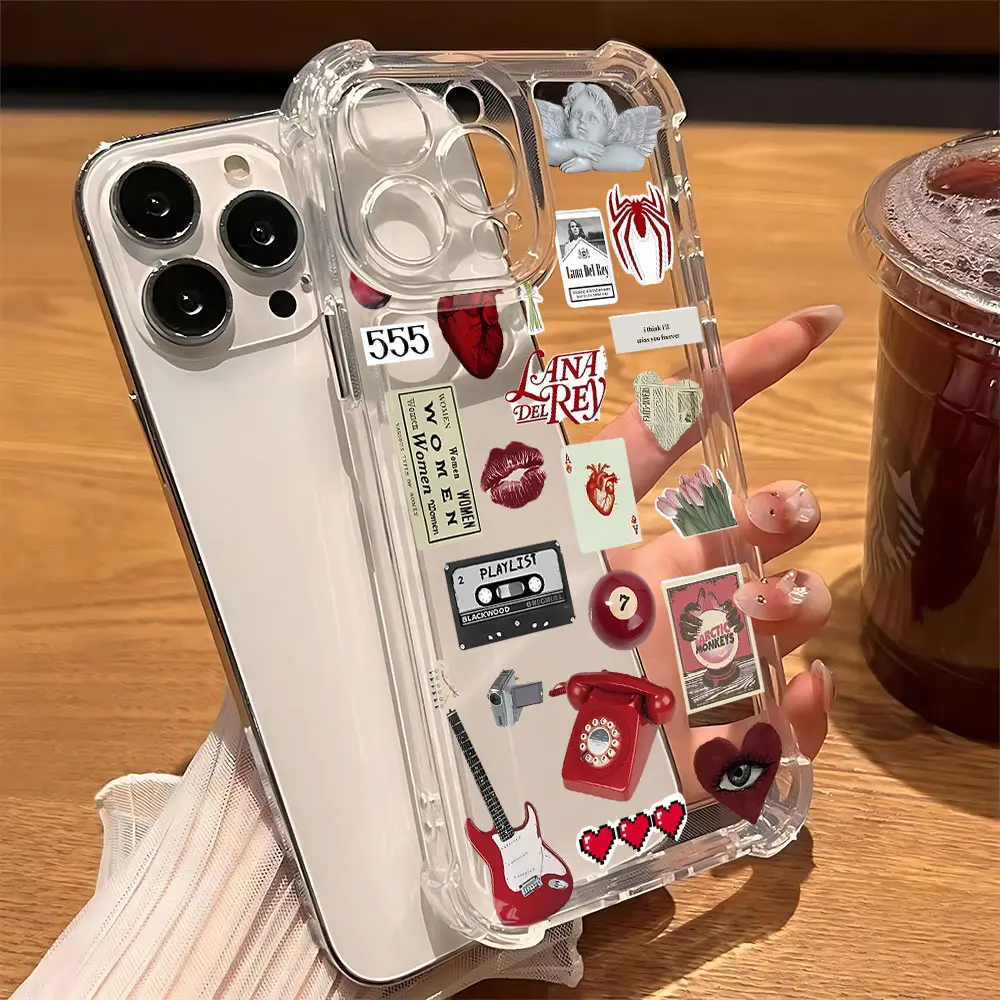 Lana Del Rey Anti-Fall Clear Phone Case
