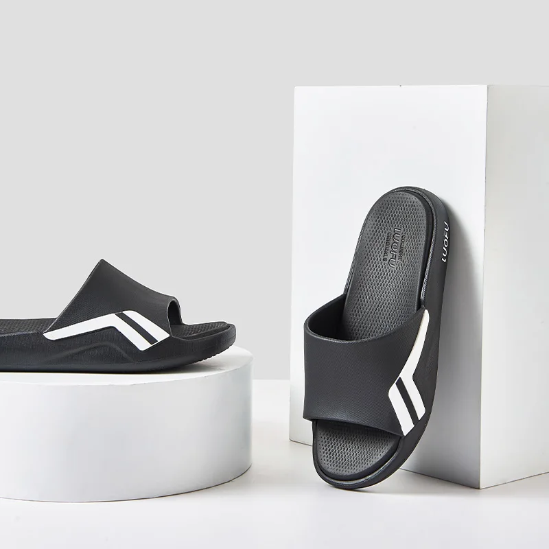 LUOFU Men's and Women's Couple New Sports Slippers Summer Indoor