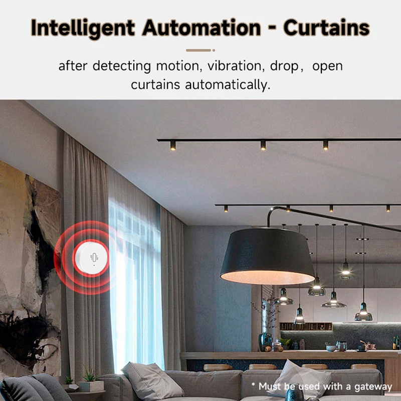 Motion Sensor Tuya Zigbee Smart Vibration Sensor