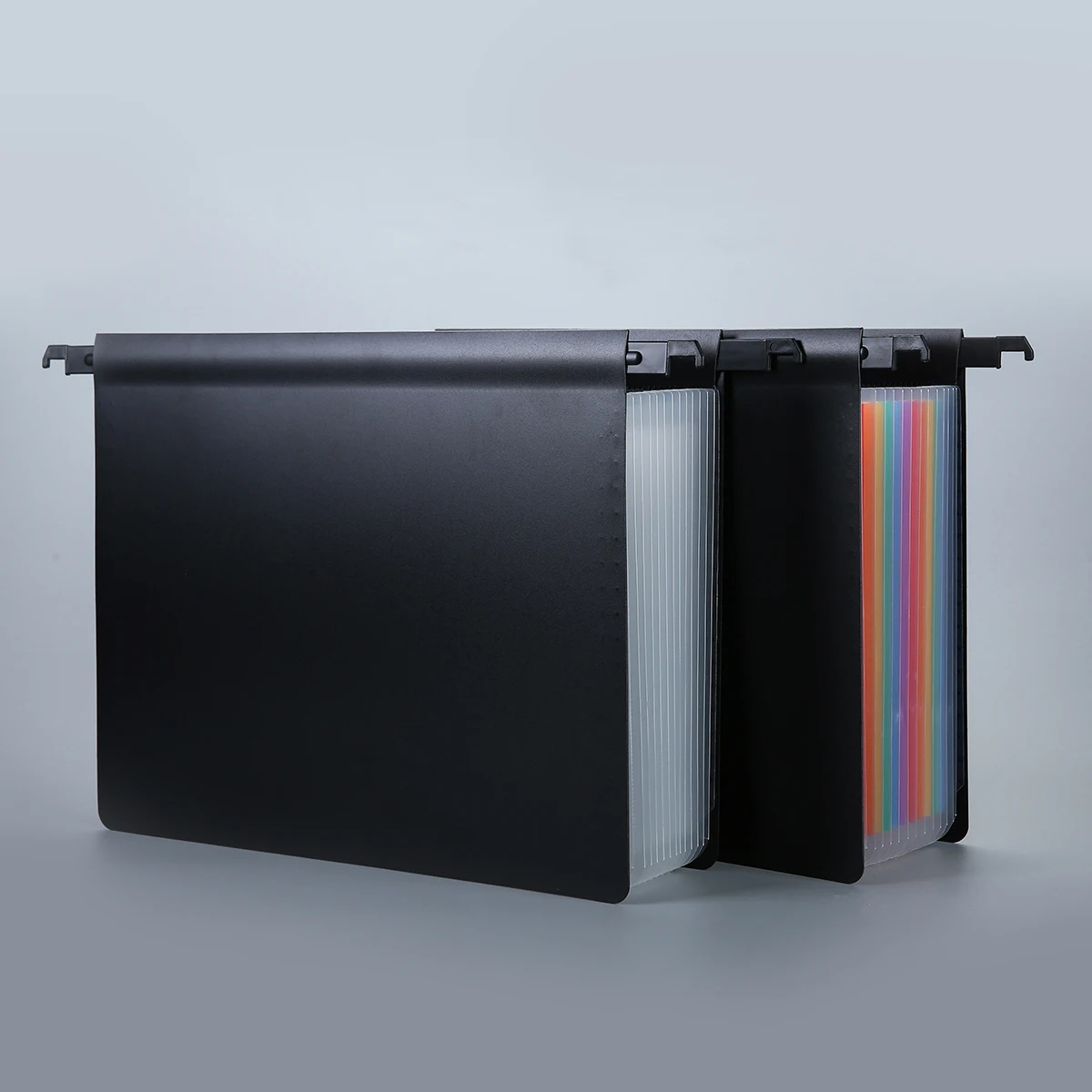 A4 Hanging Plastic Expanding File Folder With Dividers