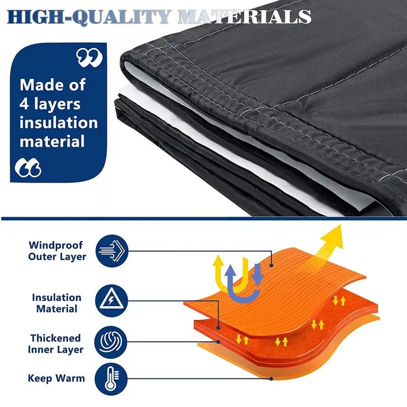 Portable Foldable Fireplace Blocker Blanket Fire Retardant Heat Insulation  Fireplace Draft Cover Saves Energy 3 Sizes Optional - AliExpress