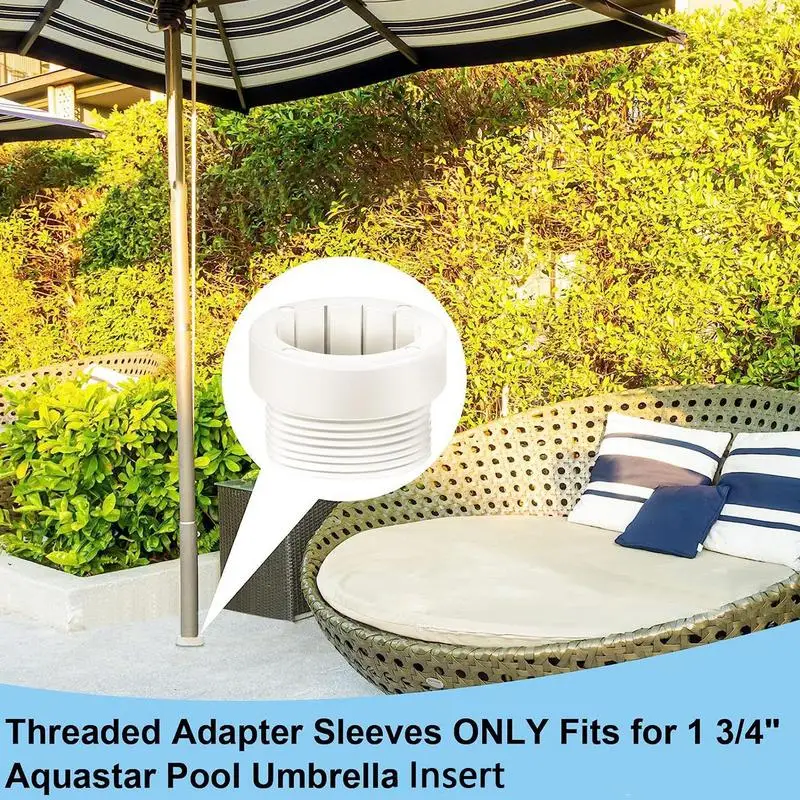 Pool Umbrella Stabilizer Adapter 4X Sturdy Umbrella Pole Stabilizers Multi-use Base Insert Anti-Skidding Hole Plugs Stand