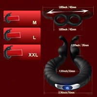 App-gesteuerter vibrierender Penisring aus Silikon, Penisring-Vibrator, 10 Vibrationsmuster mit Ringverschluss, Sexspielzeug für Erwachsene für Männer 5
