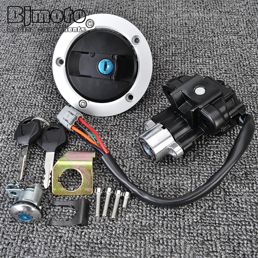 DL 650 Fuel Gas Cap Ignition Switch Seat Lock with Key Kit For Suzuki 37000-11851 DL 650 1000 V-Strom 37101-31840 DL1000 1pcs blank key high quality 2buttons remote key card nochip with emergency key for suzuki swift delivery in12hour