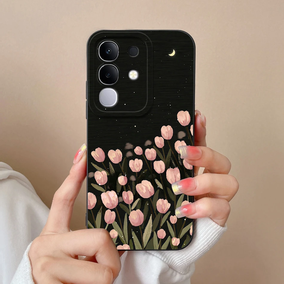 Cute Design Soft Liquid Silicone Shockproof Bumper Phone Case - Full Protection Cover