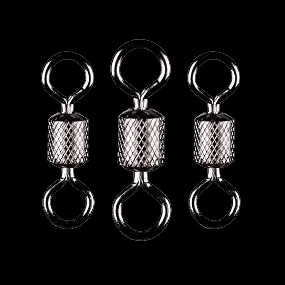 10 émerillons Triple Roulement à Billes Acier Inox – Pour Une Pêche Au Top