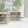 Money Saving Box Coin Saver Wooden Money Bank With Clear Window Reusable Cash Savings Case For Couples Friends Partners Children 5