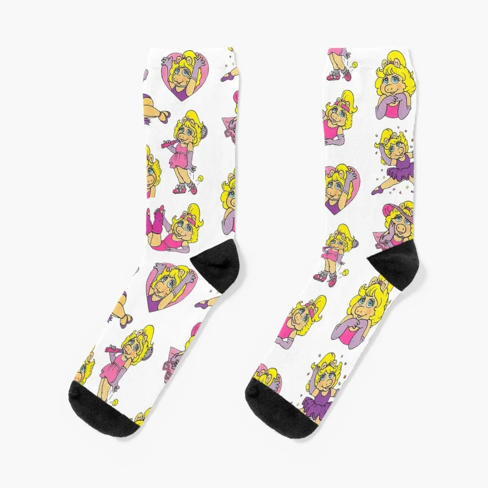 

1980s Piggy Socks Men's hiphop japanese fashion Socks For Women Men's