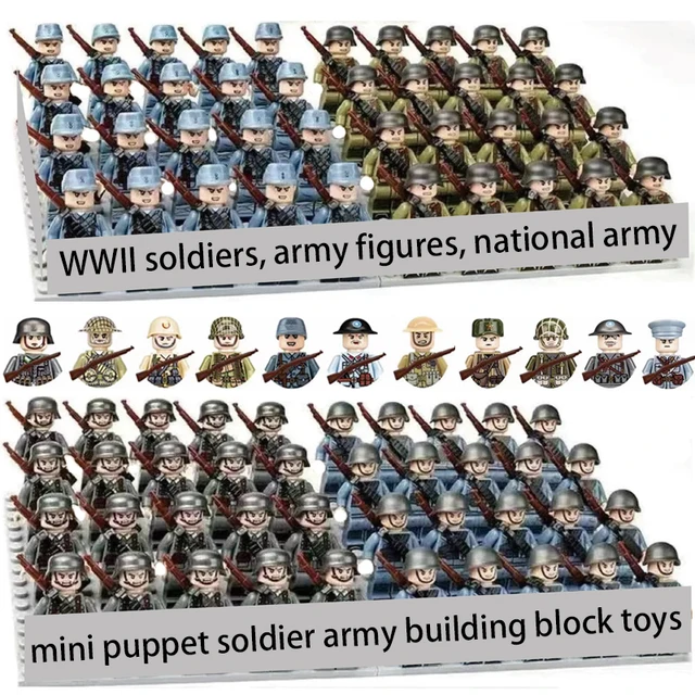 Military Soldier Block Figures 1