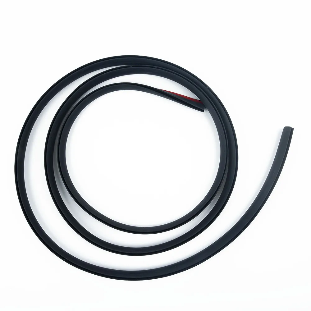 

Panel Sealed Strip Moulding Trim Universal 2M H-Type Mount On Plastic Under Front Windshield Car Rubber Durable