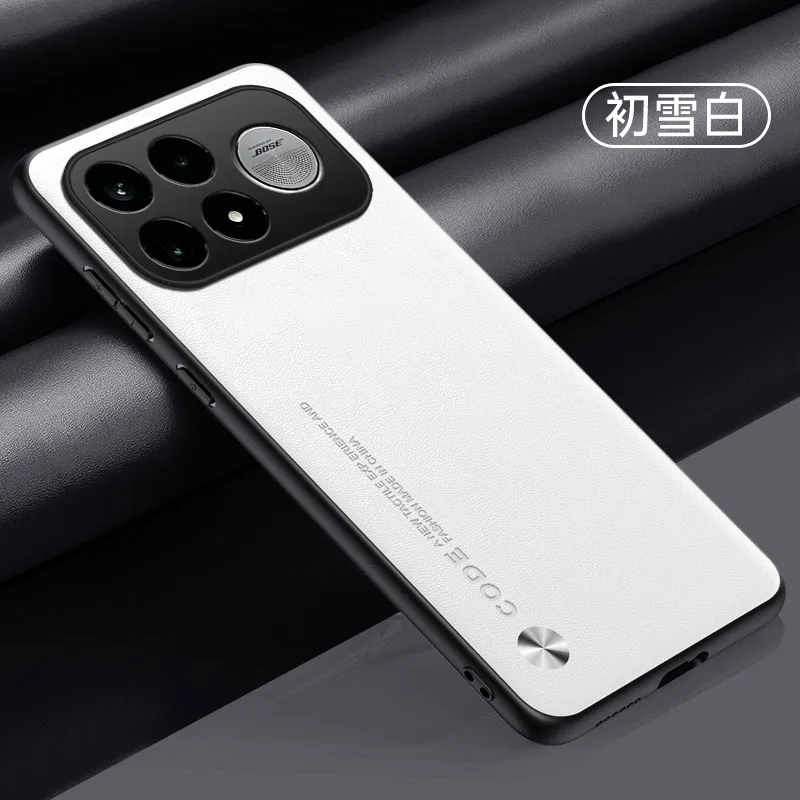 Premium PU Leather Shockproof Hard Case with Silicone TPU Bumper