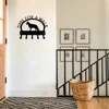 1pc 11in German Shepherd Standing Time For A Walk Key Rack Dog Leash Hanger Wall Hook Bathroom Accessories Hallway Wall Sticker 1