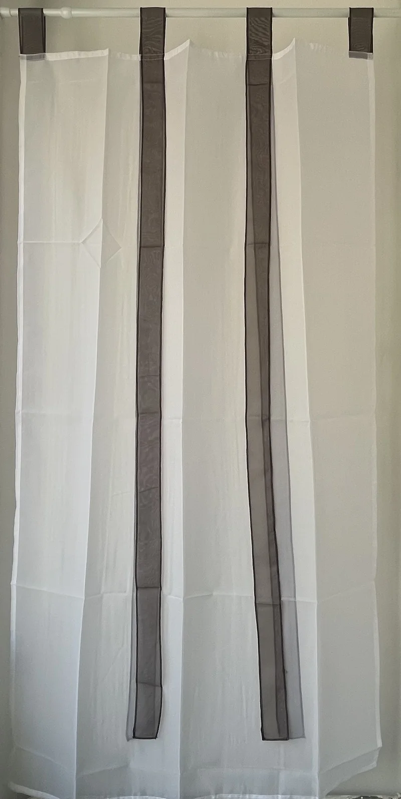 Junwell Polyeste Voile Ribbon Roman Curtain Blind Kitchen Curtains European Style Living Room Balcony Voile Window Tulle 1PC