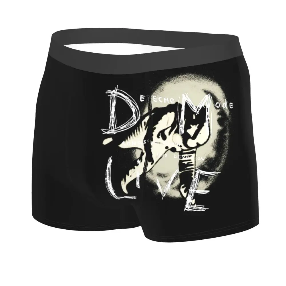 Custom Electronic Rock Depeche Cool Mode Boxers Shorts Men Briefs Underwear Cool Underpants