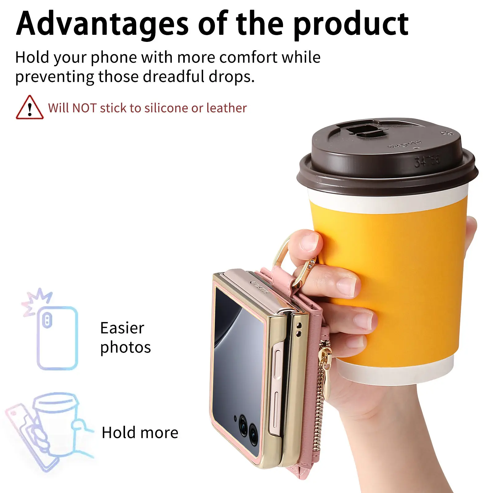 Luxury Zipper Leaf Magnetic Ring Holder Mirror Cards Solt Leather Phone case For Motorola Razr 60 50 Ultra Shockproof Cover