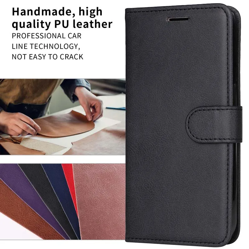 Leather Wallet Flip Case – Elegant Book Cover for Xiaomi Mi Note 10/Pro