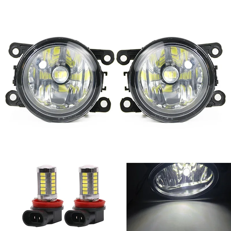 2011 2015 Ford Explorer LED Fog Lights Clear   3 WQ FD 088BL
