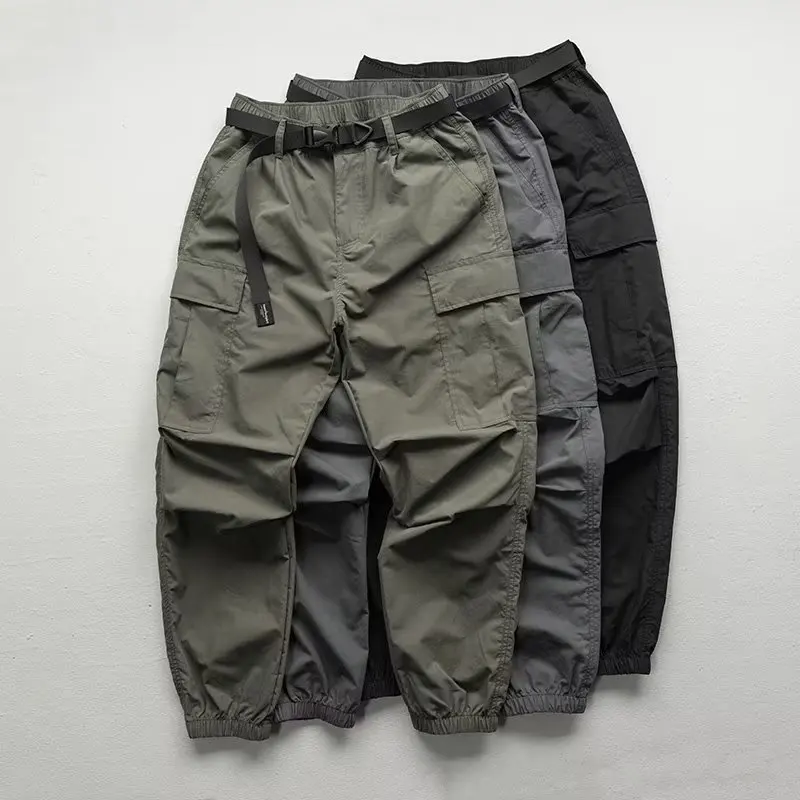 

Casual Pants Men Military Tactical Joggers Camouflage Cargo Pants Multi-Pocket High Quality Brands Fashions Black Army Trousers