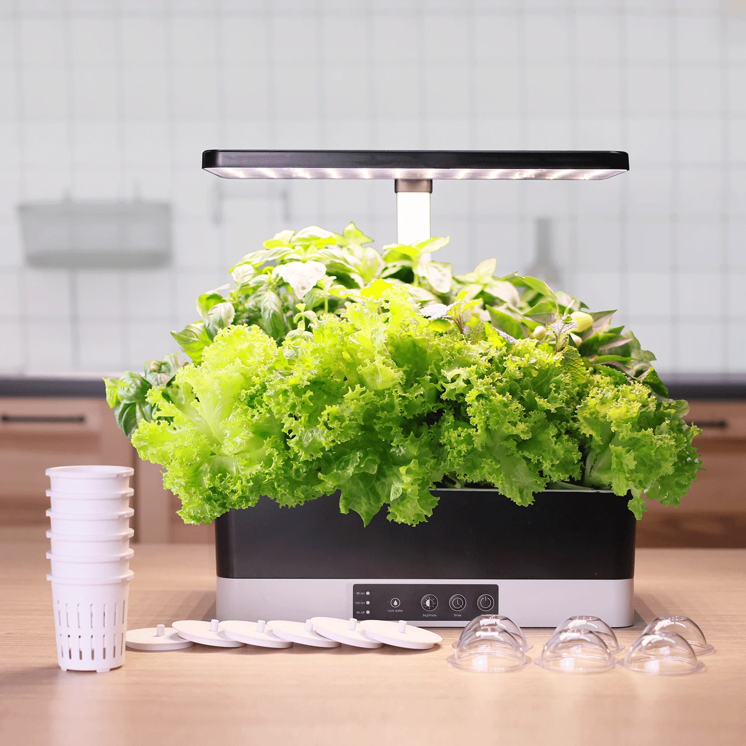 Led Indoor Garden Kit Harvest Hydroponic Growing System 24W Automatizza Indoor Garden Click And Grow Herb And Vegetable Garden