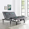 Queen Adjustable Bed Frame with Lumbar Support&Head Tilt,Foot Incline,Back&Leg Massage,Ergonomic Zero-Gravity Smart Bed 1
