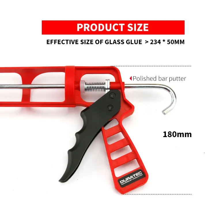 Lightweight Manual Caulking Gun Glass Glue Guns Paint Finishing Tools Glue Seals for Doors and Windows