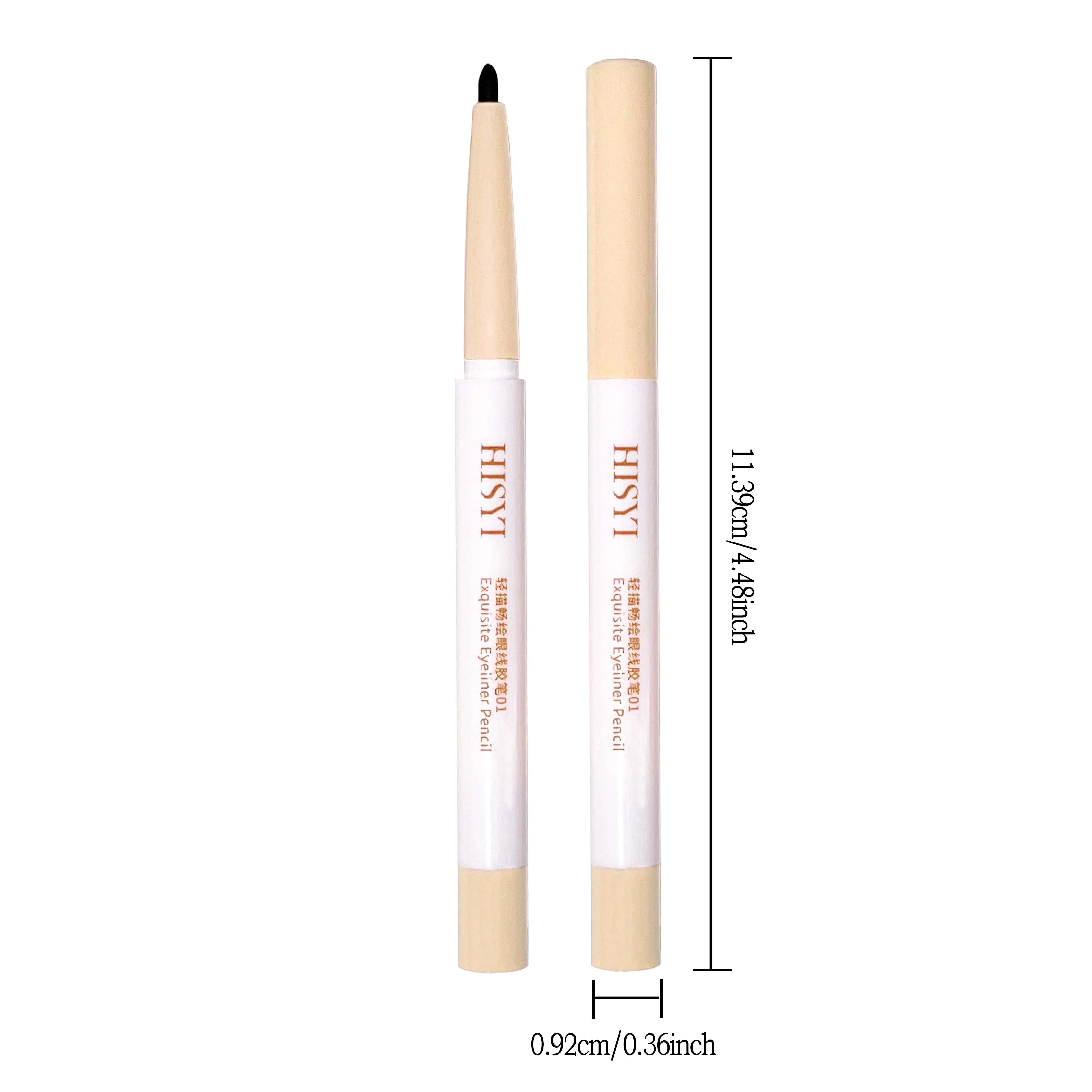HISYI Waterproof, long-lasting, non-smudge-free eyeliner, suitable for beginners and easy to use, natural slim gel eyeliner 6
