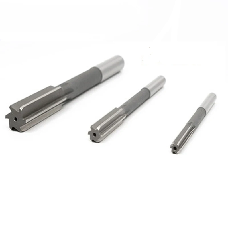 Machine Reamers Non-standard D4 Chucking Straight Shank Hand HSS Cobalt Tube Carbide Steel 3Pcs 5.5/5.6/5.7mm