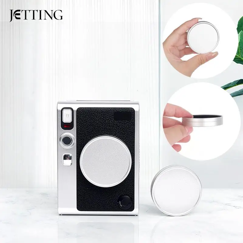 Cappuccio Dell'Obiettivo Anteriore In Metallo/Cappuccio Di Protezione Della Copertura Per Instax Mini Evo Camera Silver