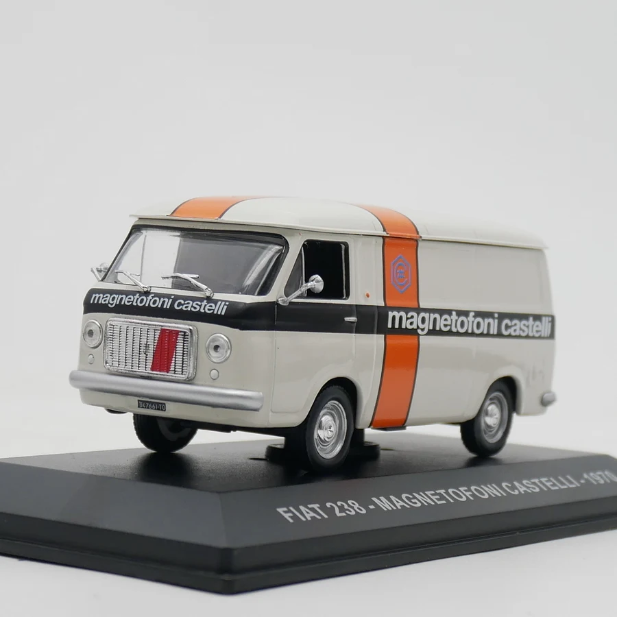 Ixo 1:43 Fiat 238 Magnetofoni Castelli 1970 литая металлическая Игрушечная модель автомобиля