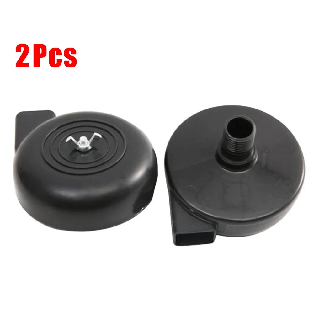 

2pcs 16mm 3/8PT Plastic Air Filter Silencer Black Exhaust Noise Muffler For Piston Compreesor Male Threaded Pneumatic Parts