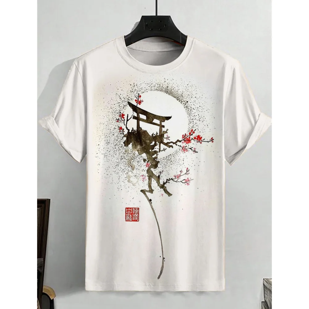 

Men's T-Shirt Casual Fashion 3d Print Short Sleeved Summer Retro T-Shirt For Men Clothing Street Breathable T Shirt Top Tee